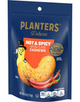 PLANTERS Deluxe Hot N Spicy Cashews 6 oz 8pack