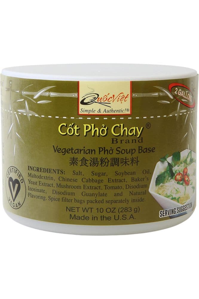 Quoc Viet Foods Vegetarian &quot;Pho&quot; Soup Base 10oz Cot Pho Chay Brand