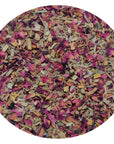 Scash 2 Ounce  Spring Blend Tea  Edible flowers  Rose Lemongrass and Licorice  All natural Culinary grade Delights Premium Quality  Perfect for Beverages Tea 100 Natural Licorice Lemongrass  Rose Blend