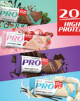 Power Crunch PRO Protein Wafer Bars Variety Pack in 4 Flavors 20 Ounce Bars 16 Count High Protein