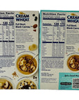 Cream of Wheat Instant Cinnabon and Maple Brown Sugar Hot Cereal Bundle  1 box of each total of 2 boxes