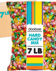 Hard Candy Mix  7 Pounds  Big Bulk Hard Candies Individually Wrapped  Candy Assortment  Old Fashioned Candies  Rootbeer Strawberry Toffee Mint and More