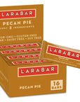 LÄRABAR Pecan Pie, Gluten Free Vegan Fruit & Nut Bar, 1.6 oz Bars, 16 Ct