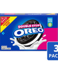 OREO Double Stuf Chocolate Sandwich Cookies Family Size 3 Packs