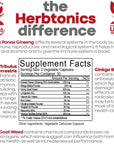 Herbtonics Testosterone Booster for Men Male Enhancing Pills - Enlargement Supplement Increase Size, Energy Strength & Stamina Enhancement Ginseng Pill & Tribulus Terrestris 60 Vegan Capsules