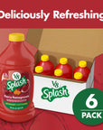 V8 Splash Cherry Pomegranate Flavored Juice Beverage 64 fl oz Bottle 6 Pack