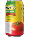 Motts 100 Tomato Juice 115 Fluid Ounce Can 24 Count