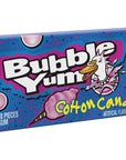 BUBBLE YUM Cotton Candy Chewy Bubble Gum Packs 282 oz 12 Count 10 Pieces