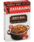 Zatarains Family Size Dirty Rice 12 oz Pack of 12