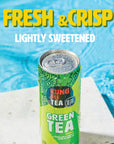 Kung Fu Tea Canned Green Tea  Lightly Sweetened Green Tea in a Can Ready to Drink  All Natural Premium Iced Tea  108 oz Cans Pack of 6