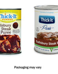 ThickIt Purees Salisbury Steak 15 Ounce Pack of 12