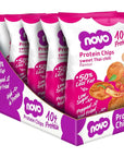 Novo Protein Chips, 10g Protein, 65% Less Fat 30g (Pack of 6)