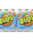 Splash Blast Flavored Water Beverage Mandarin Orange Flavor 169 Fl Oz Plastic Bottles 24 Pack