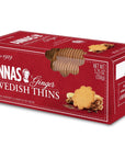 Annas Ginger Thins Swedish Variety Pack Original Orange and Almond