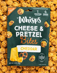 Whisps Cheese  Pretzel Bites  Healthy Snacks  Protein Snacks High Protein Made with Real Cheddar Cheese 25 Oz 5 Pack