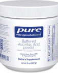 Pure Encapsulations Buffered Ascorbic Acid Powder | Vitamin C Supplement for Sensitive Individuals | 8 Ounces