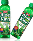 OKF Aloe Vera King Drink, Original - 16.9 Fluid Ounce (Pack of 12)