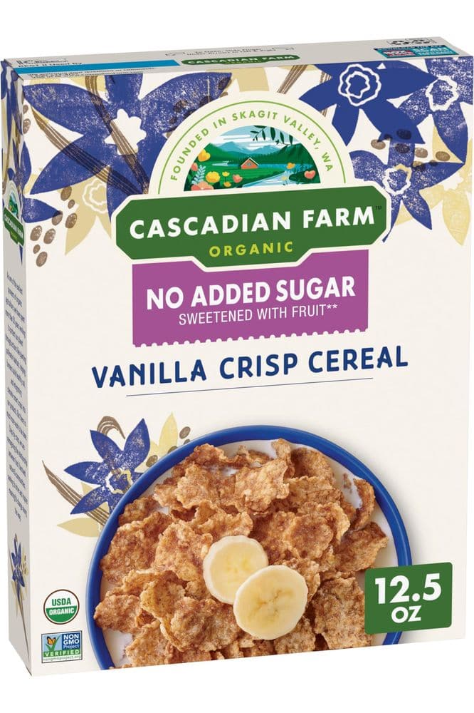 Cascadian Farm Organic Vanilla Crisp Cereal, 12.5 oz