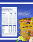 Mahatma Yellow Rice Mix LongGrain Rice Stovetop or Microwave Rice GlutenFree and Kosher 20Minute Rice 5 Ounces Pack of 12