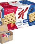 Protein Snacks  Pop Tarts  Strawberry and Blueberry Toaster Crisps  Protein Breakfast bars  Kosher No Synthetic Colors  keto snack Bar Pouches  Every Order is Elegantly Packaged in a Signature BETRULIGHT Branded Box 60 Strawberry and Blueberry