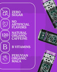 MACHU PICCHU Organic Energy Drink Sugar Free Pineapple Blueberry Flavor Pack 12 Fl oz Pack of 12 Organic Caffeine Energy Drink No Preservatives