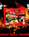 Samyang Budldak Ramen Hot and Spicy Noodles Variety Pack  10 Flavors of Fire Instant Spicy Noodles Gift Snack Pack  Includes One Pair of Chopsticks and a Complimentary Choco Pie