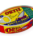 Ortiz White Tuna in Organic Extra Virgin Olive Oil Fresh and Tender Spanish Wild Caught High in Protein and Omega 3 Fats Excellent in Salad Pasta or Sandwiches  No Need to Add Mayo 395oz Can Pack of 6