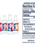 Hint Water Purple Variety Pack Pack of 12 16 Ounce Bottles 3 Bottles Each of Raspberry Watermelon Cherry and Peach Zero Calories Zero Sugar and Zero Sweeteners