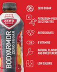 BODYARMOR ZERO Sugar Sports Drink Fruit Punch - 20 fl oz - pack of 6