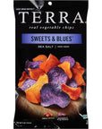 Terra Vegetable Chips, Sweets & Blues with Sea Salt Real Vegetable Chips, 5 oz. (Pack of 12)