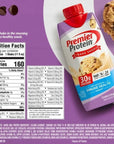 Protein Snacks Bundled with Premier Shakes Nutrition Ready to Drink Protein 30g Shakes Cookie Dough 11Fl oz 6 Pack  Every Order is Elegantly Packaged in a Signature BETRULIGHT Branded Box