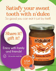 NDULCE Dulce De Leche Spreadable  Milk Caramel Spread  Syrups For Coffee Drinks  Creamy and Rich Flavor  Glutenfree  Nutfree  No Artificial Flavors or Preservatives  15 oz