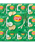 lays Potato Chips 1oz pack of 10 Sour Cream  Onion