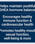 Life Extension DHEA 25 mg - Supplement for Hormone Balance, Immune Support, Sexual Health, Bone & Cardiovascular Health and Anti-Aging and Mood Support - Gluten-Free, Non-GMO - 100 Capsules