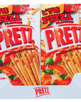 Glico Pretz Biscuit Stick Pizza Flavored 109 Ounce Pack of 10