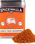 Spicewalla Mom's Taco Seasoning, 4.1 oz, Spice Mix for Tacos, Carne Asada & Fajitas