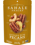 Sahale Snacks Glutenfree Snack Banana Rum Pecans Glazed Mix 4 Oz