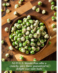 NUTS US  Wasabi Coated Green Peas  Vegan  Premium Quality  Crunchy  Spicy Roasted Flavor  Packed in a Resealable Bag 3 LBS