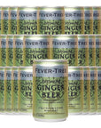 Fever Tree Premium Ginger Beer  Premium Quality Mixer and Soda  Refreshing Beverage for Cocktails  Mocktails 150ml Bottle  Pack of 30