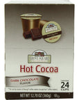 Grove Square Hot Cocoa Pods Dark Chocolate Single Serve Pack of 24 Packaging May Vary