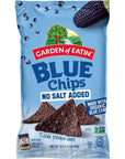 Garden of Eatin Tortilla Chips Blue Corn No Salt Added 16 oz Pack of 12 Packaging May Vary