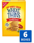 Wheat Thins Sundried Tomato  Basil Whole Grain Wheat Crackers 6  85 oz boxes