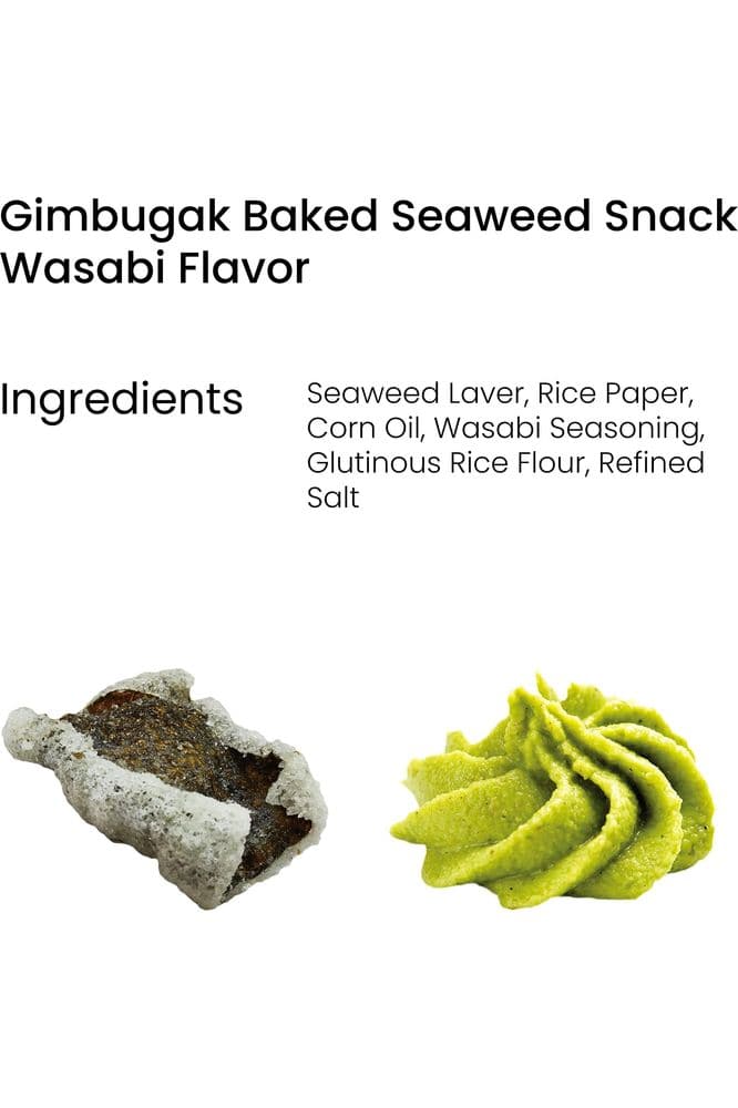 KIMNORI Kwangcheon Kim Gimbugak Baked Seaweed Snacks - Original Flavor Korean Crispy Seaweed Chips in Resealable Bag 50g 1.76 ounce ??? ????????? ????? ?????