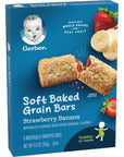 Gerber Graduates Cereal Bars STRAWBERRY BANANA - 5.5oz. (Pack of 4)