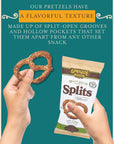 Unique Snacks  Multi Grain Splits Pretzels Homestyle Baked Certified OU Kosher and nonGMO 11 oz Bag 6 pack No artificial flavors 66 Ounce