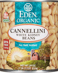 Eden Cannellini Beans White Kidney  29 Ounces