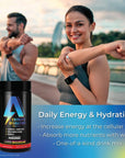 Aqua Charge Energy  Hydration Drink Mix with Electrolytes 1 Bottle  30 Servings Raspberry Lemonade Flavor PrePost Workout Recovery SugarFree GlutenFree