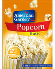 American Garden Butter Popcorn Microwavable 273g