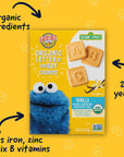 Earth's Best Organic Kids Snacks, Sesame Street Toddler Snacks, Organic Letter of the Day Cookies for Toddlers 2 Years and Older, Vanilla, 5.3 oz Box (Pack of 6)