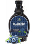 Green Jay Gourmet Blueberry Syrup  3 Ingredient Premium Breakfast Syrup with Fresh Blueberries Cane Sugar  Lemon Juice  AllNatural NonGMO Pancake Syrup Waffle Syrup  Dessert Syrup  8 Ounces